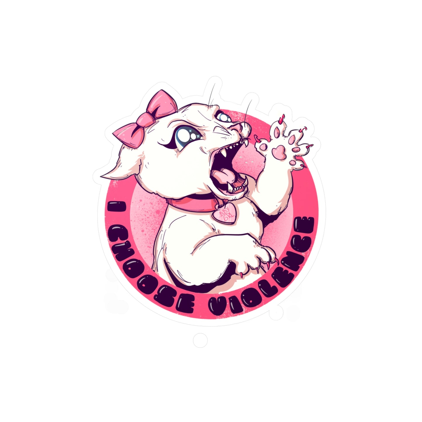 Killer Kitty Kiss-Cut Vinyl Decal