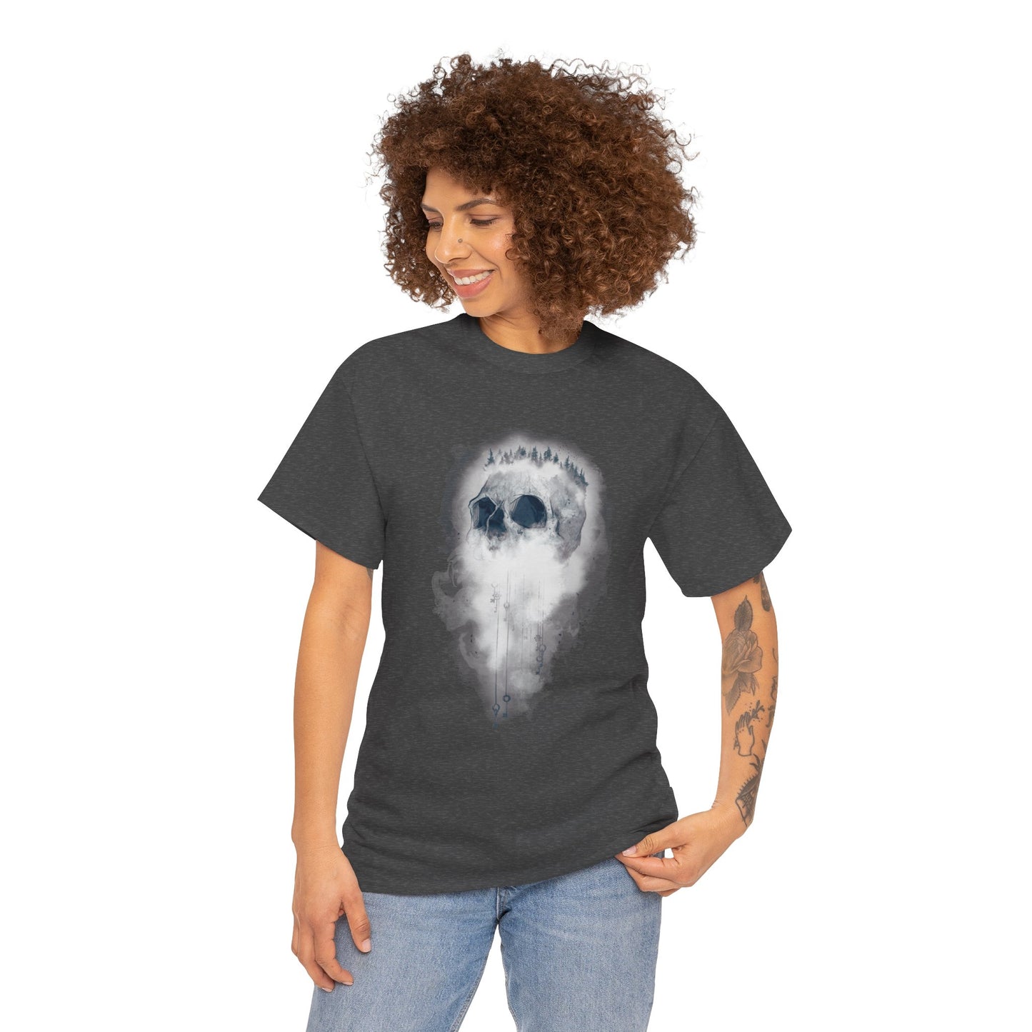Elemental Skull Air Unisex Heavy Cotton Tee