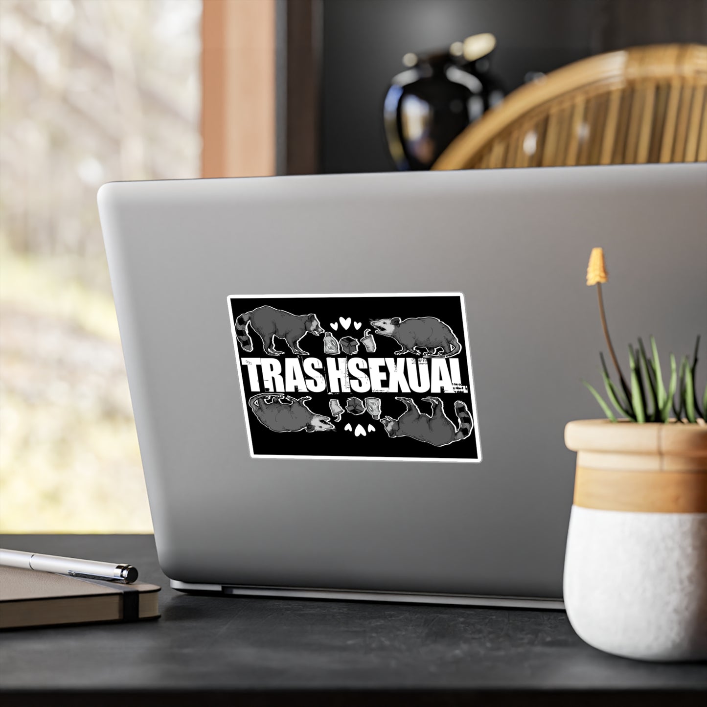 Trashsexual Kiss-Cut Vinyl Decal