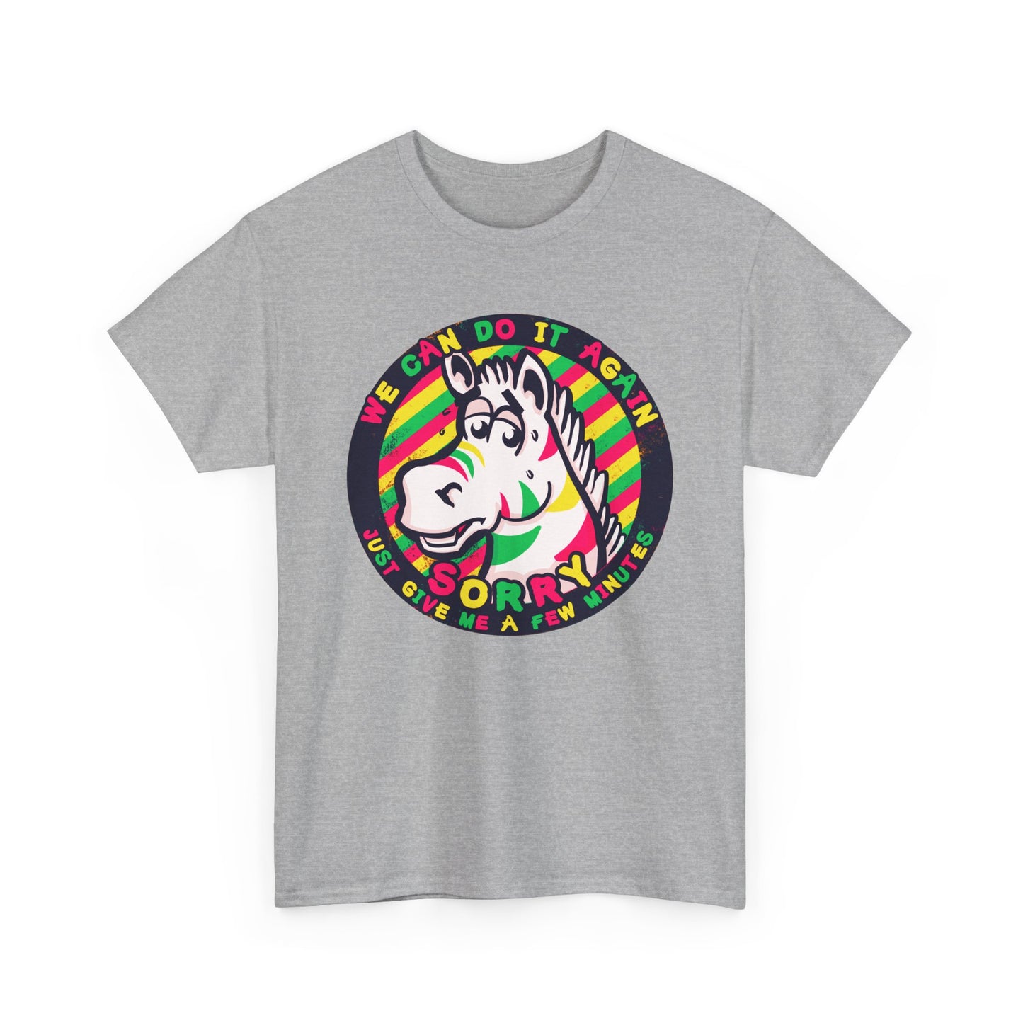 Premature Zebra Unisex Heavy Cotton Tee