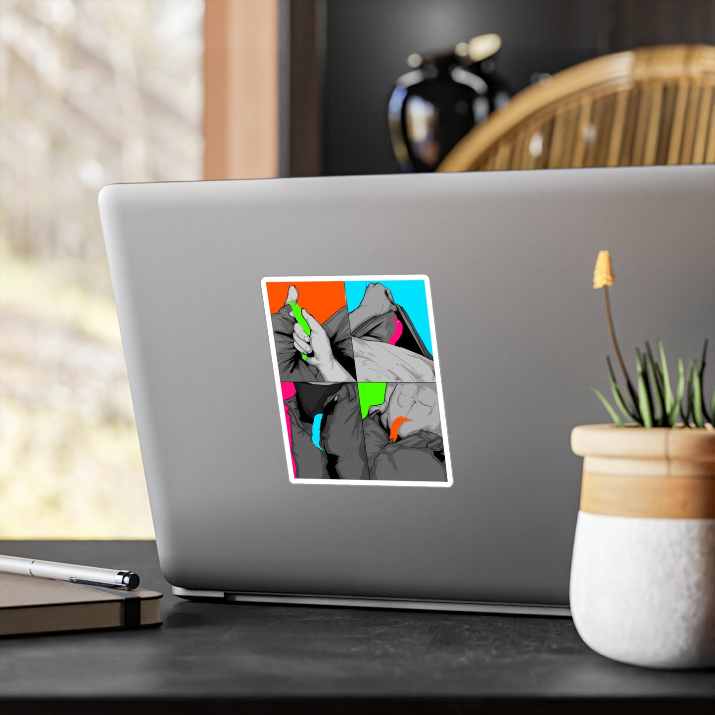 Worm Pics Kiss-Cut Vinyl Decal