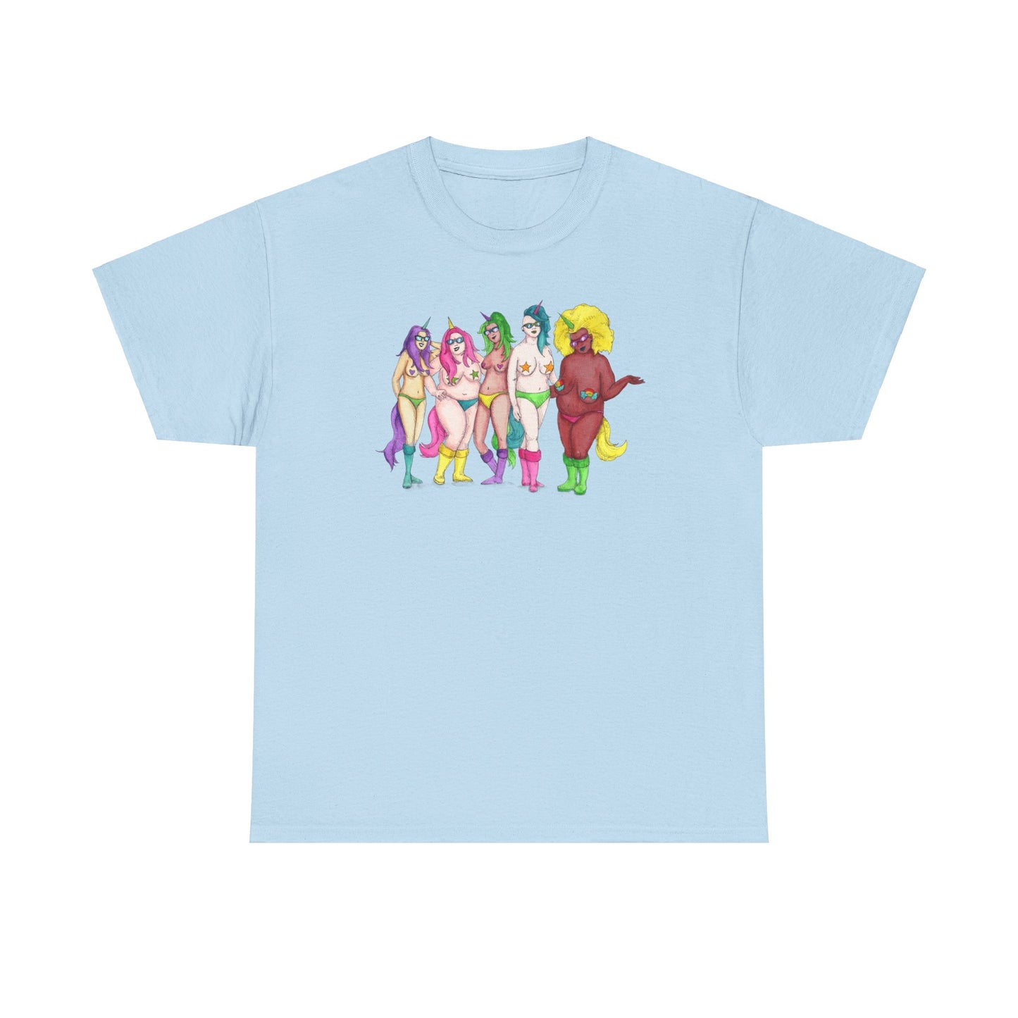 Unicorns Unisex Heavy Cotton Tee