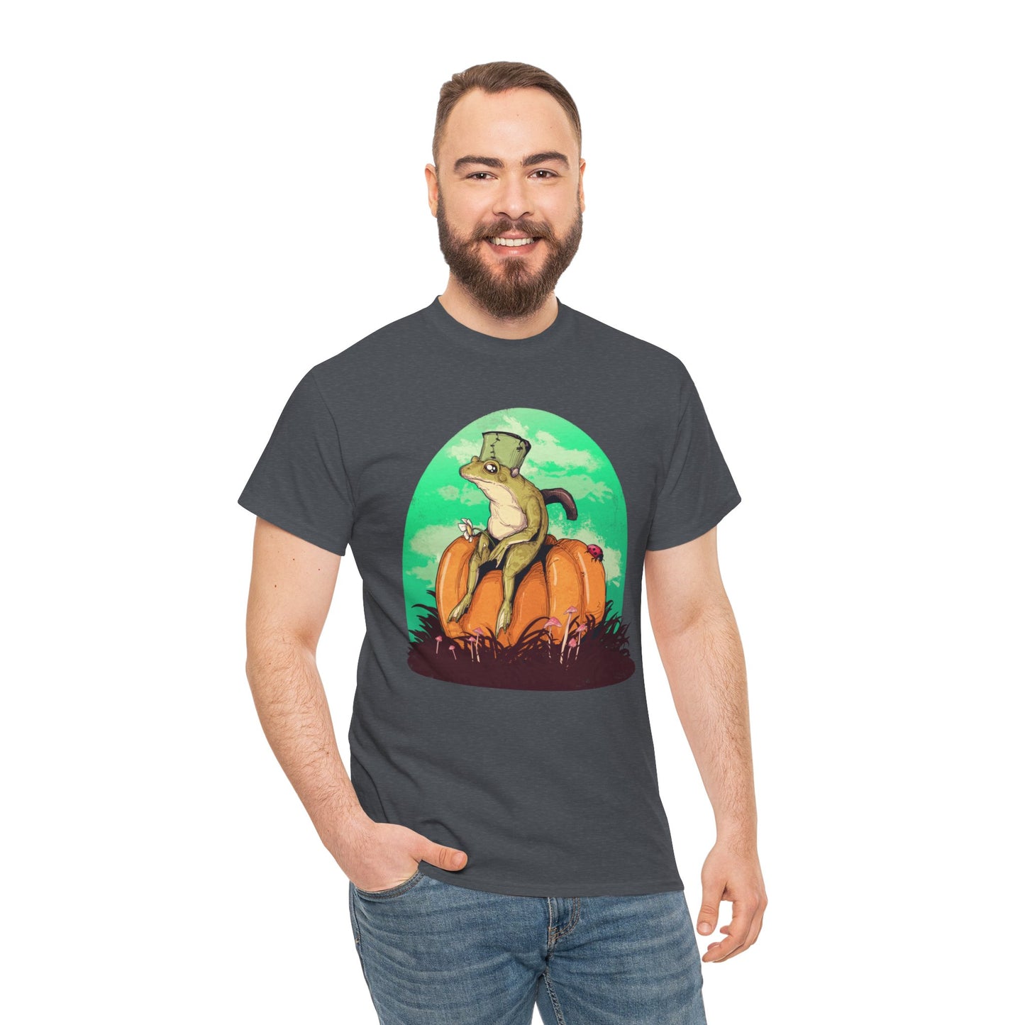 Frogenstein Unisex Heavy Cotton Tee