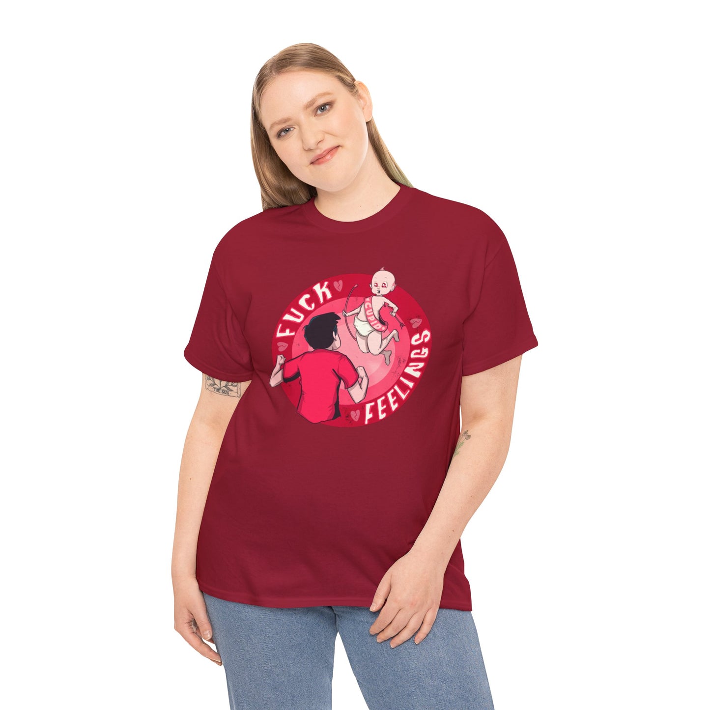 F Feelings Unisex Heavy Cotton Tee
