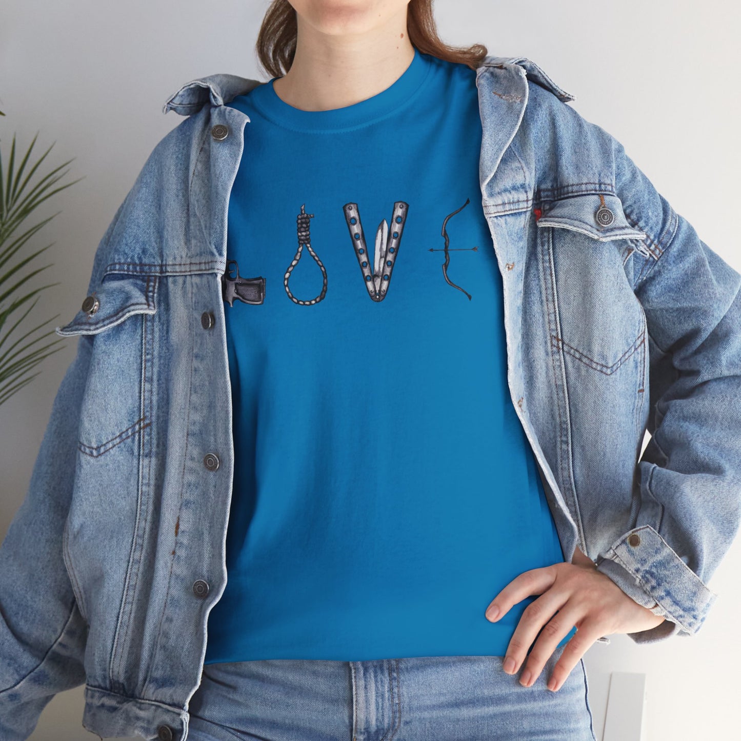 Love Is Death Unisex Heavy Cotton Tee