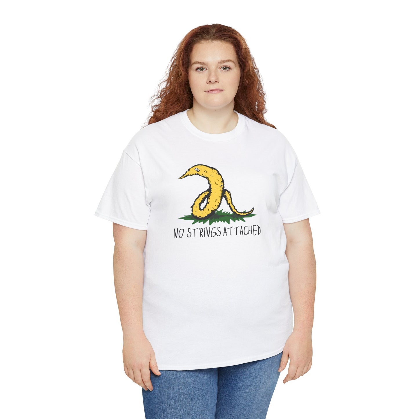 Gadsden Worm Unisex Heavy Cotton Tee