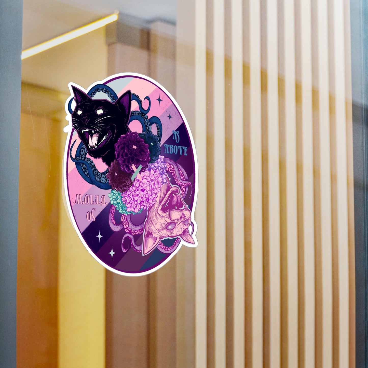 As Above So Below Pastel Goth Kiss-Cut Vinyl Decal