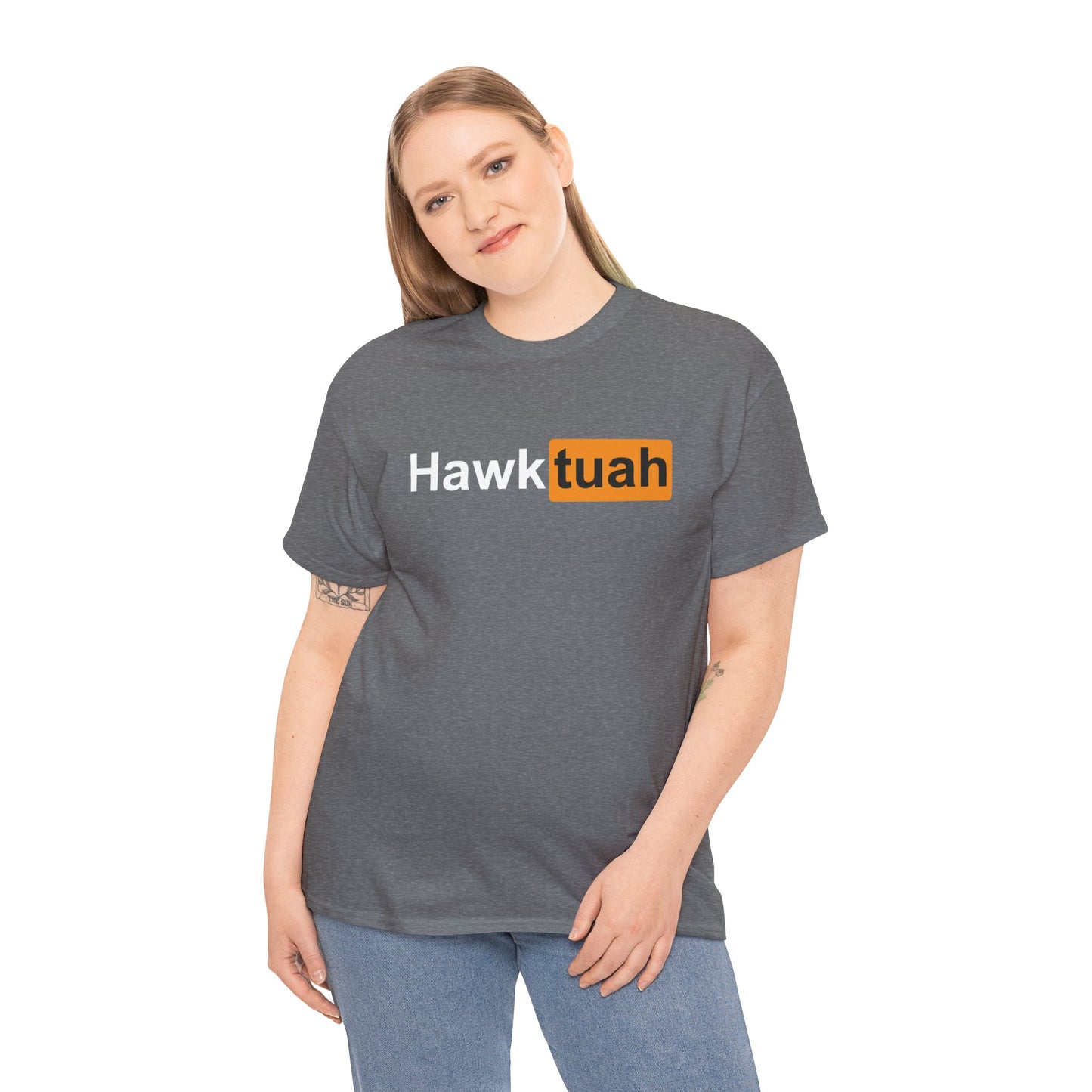 Hawk Tuah Unisex Heavy Cotton Tee