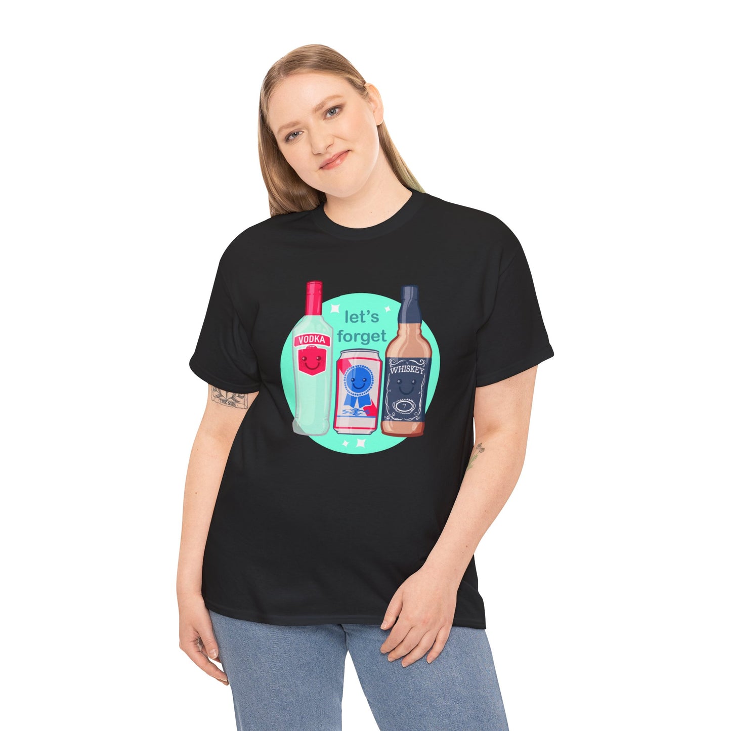 Let's Forget Unisex Heavy Cotton Tee