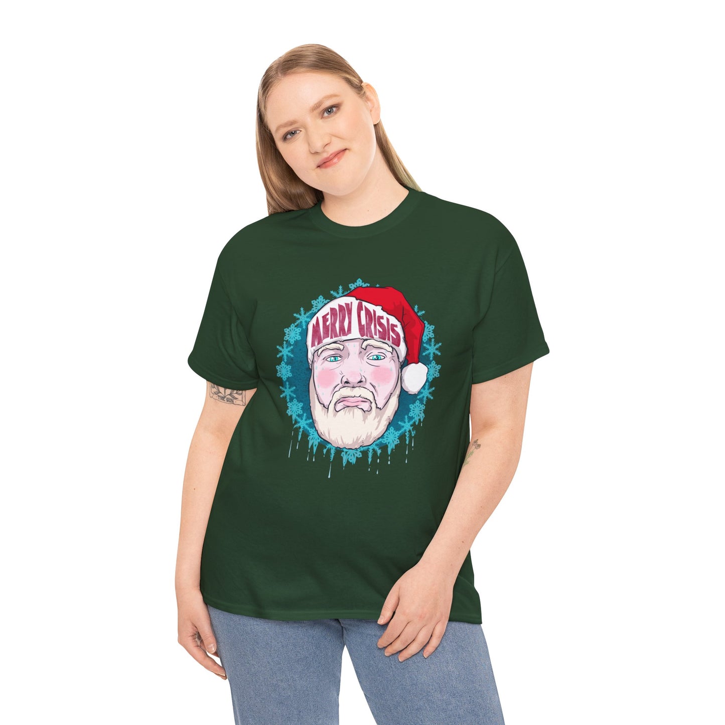 Merry Crisis Unisex Heavy Cotton Tee