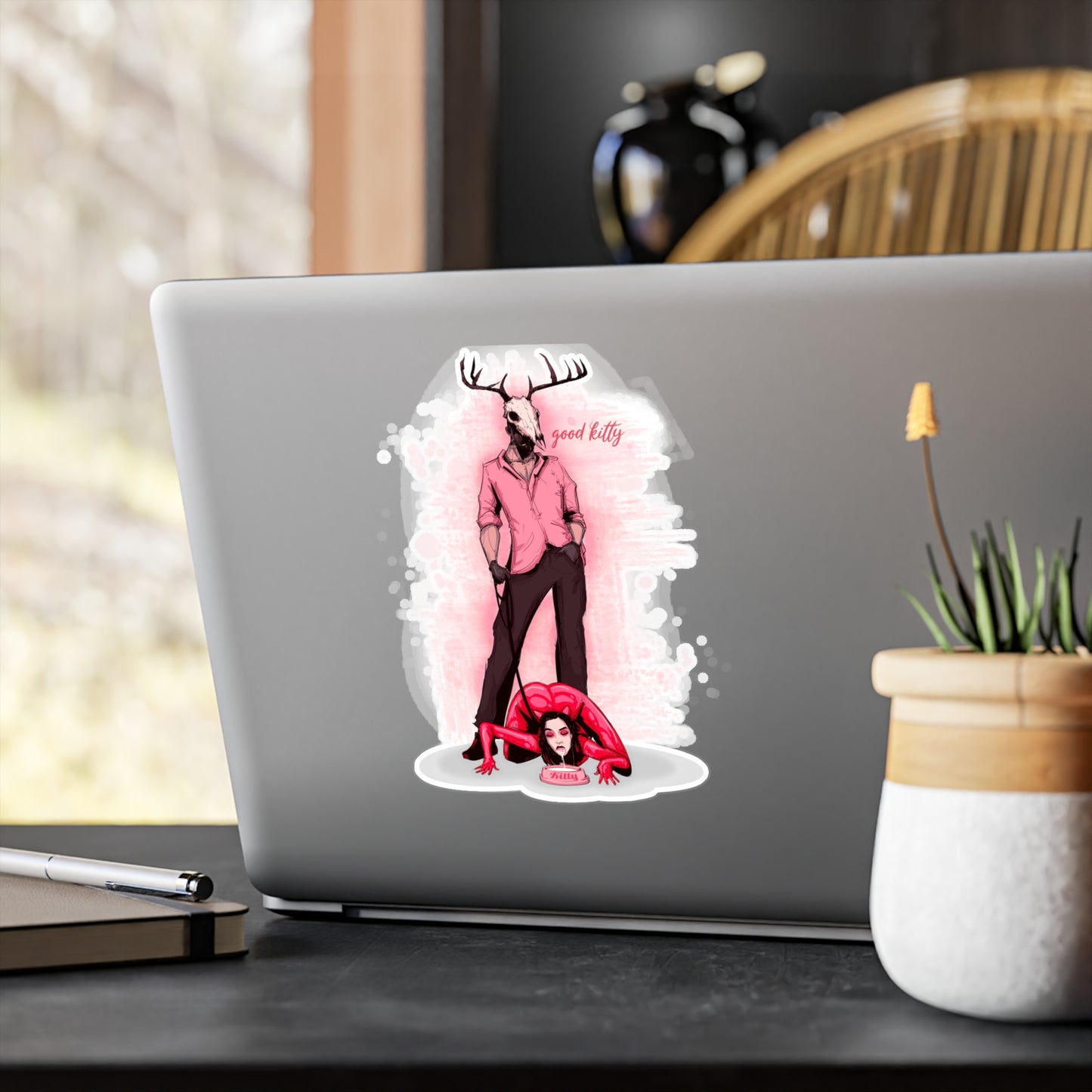 Deer Daddy Series 10: Good Kitty Kiss-Cut Vinyl Decal