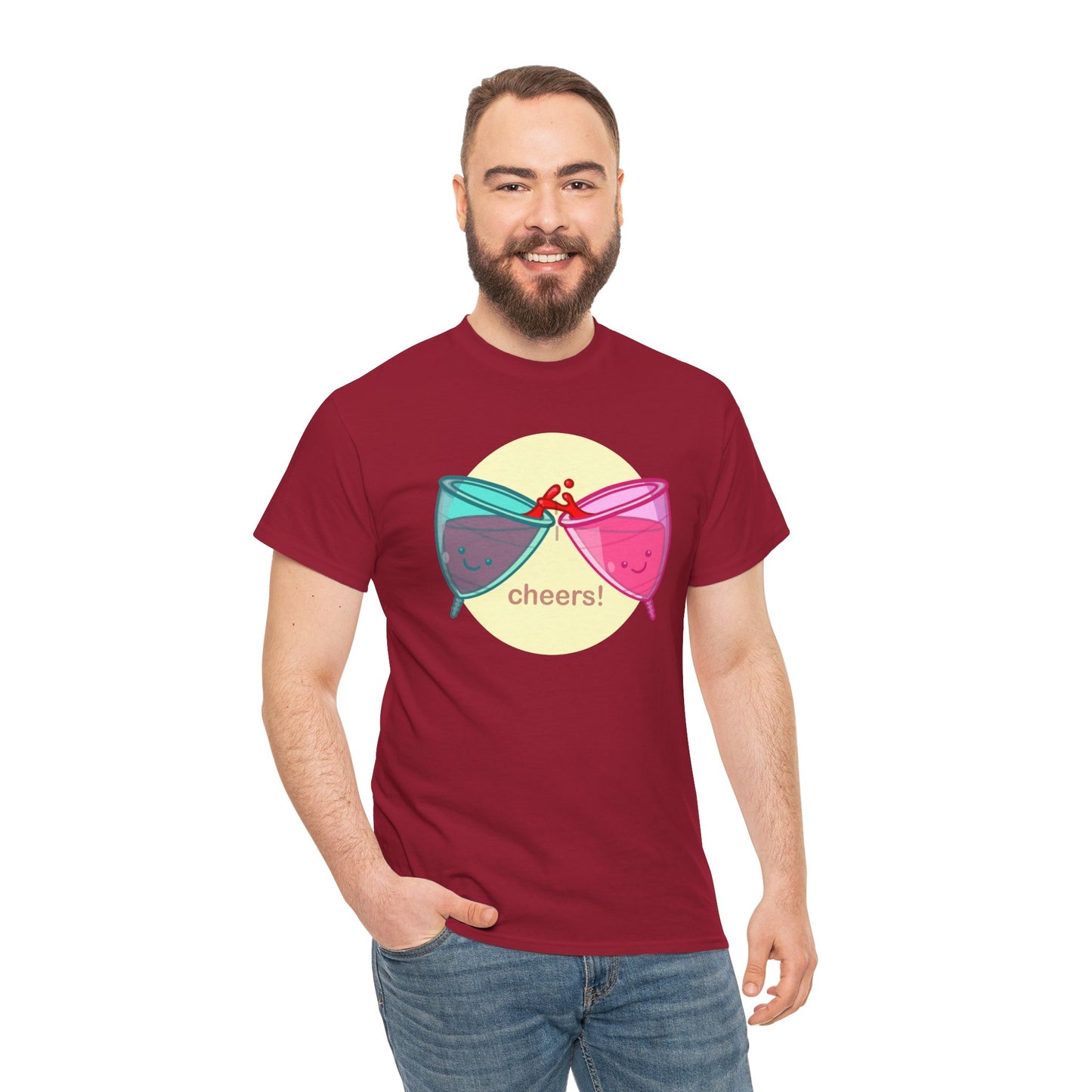 Cheers Unisex Heavy Cotton Tee