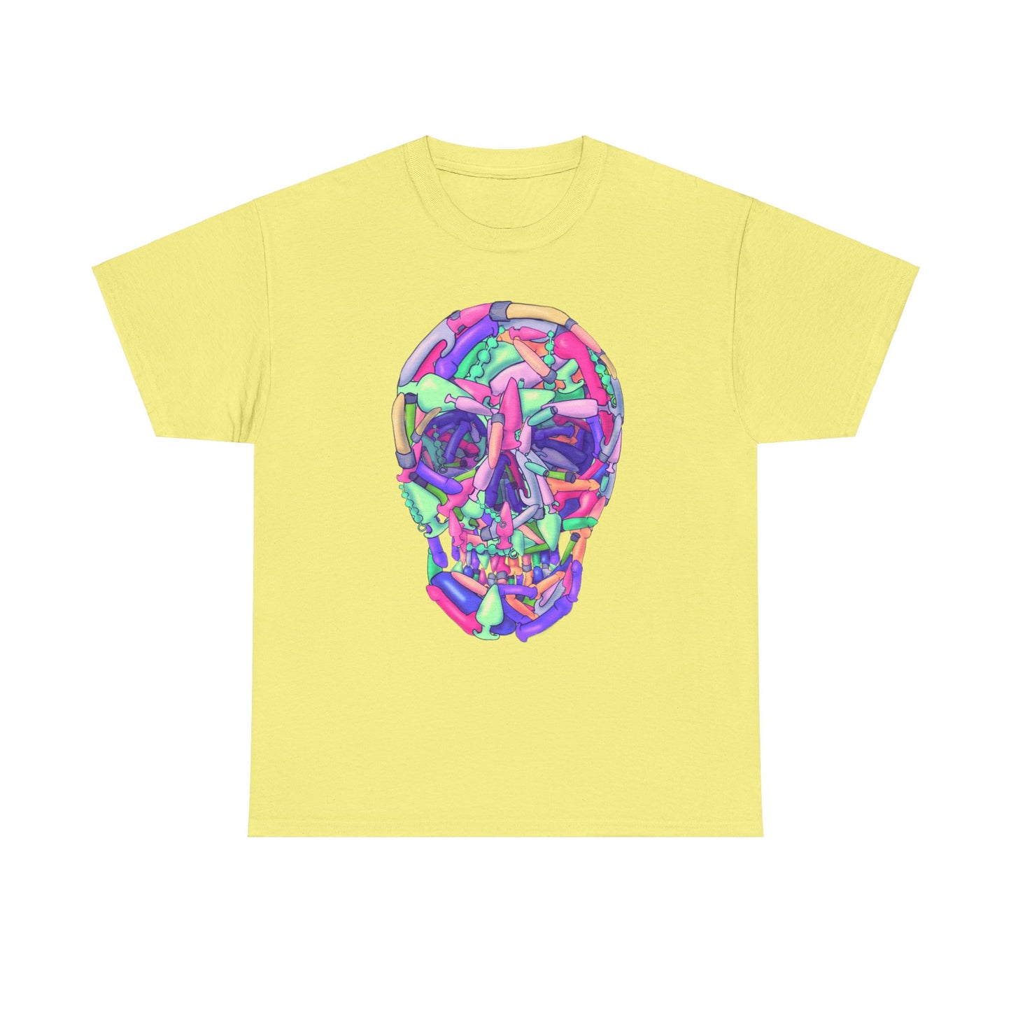 Sex Toy Skull Unisex Heavy Cotton Tee