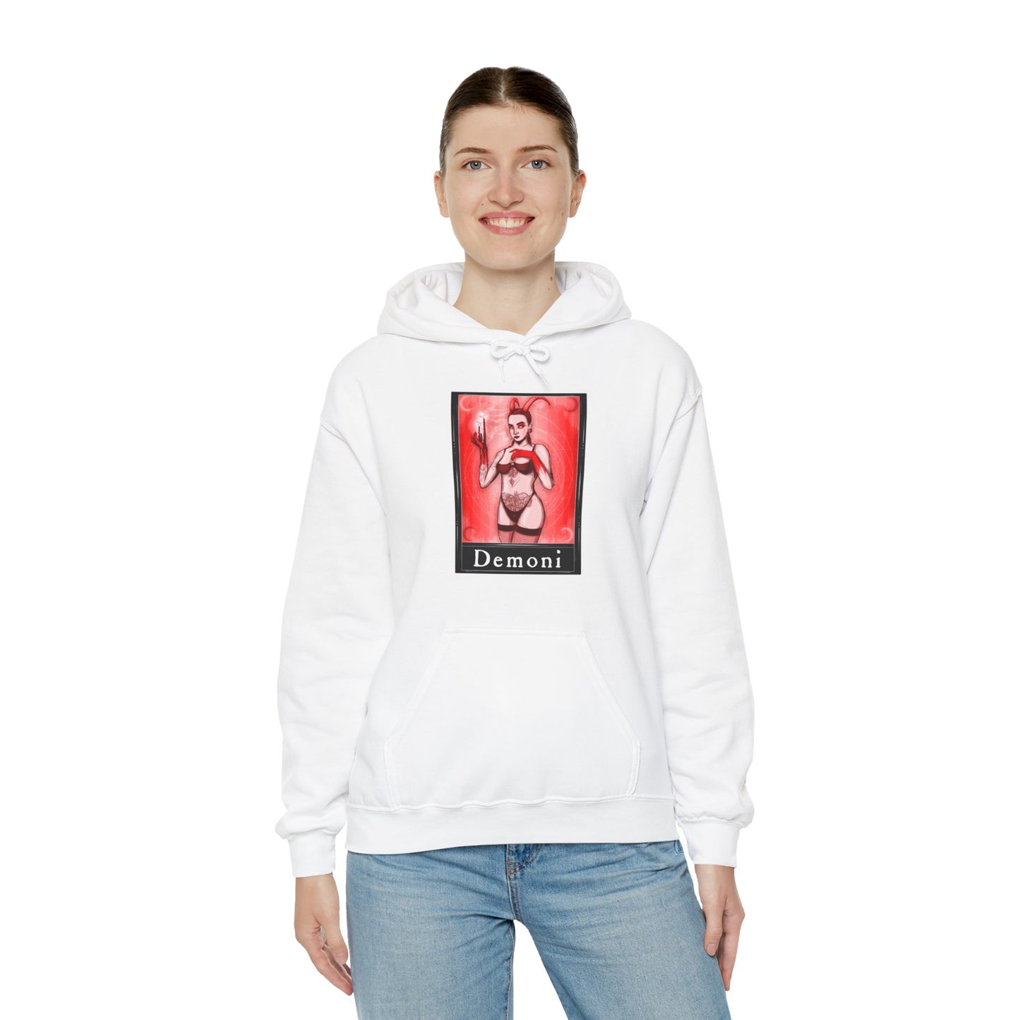 Demoni Tarot Unisex Heavy Blend Hooded Sweatshirt