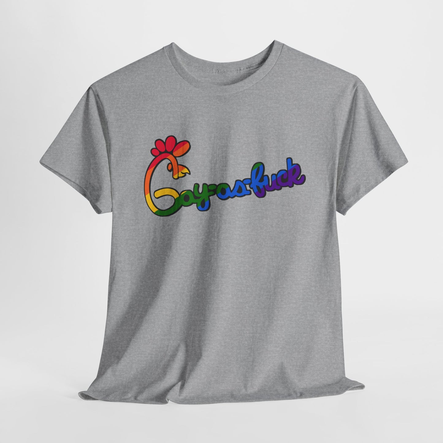 Gay Chicken Unisex Heavy Cotton Patreon Tee