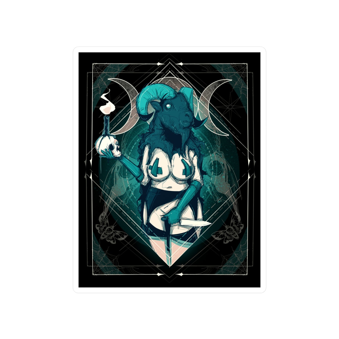 The Goat Kiss-Cut Vinyl Decal