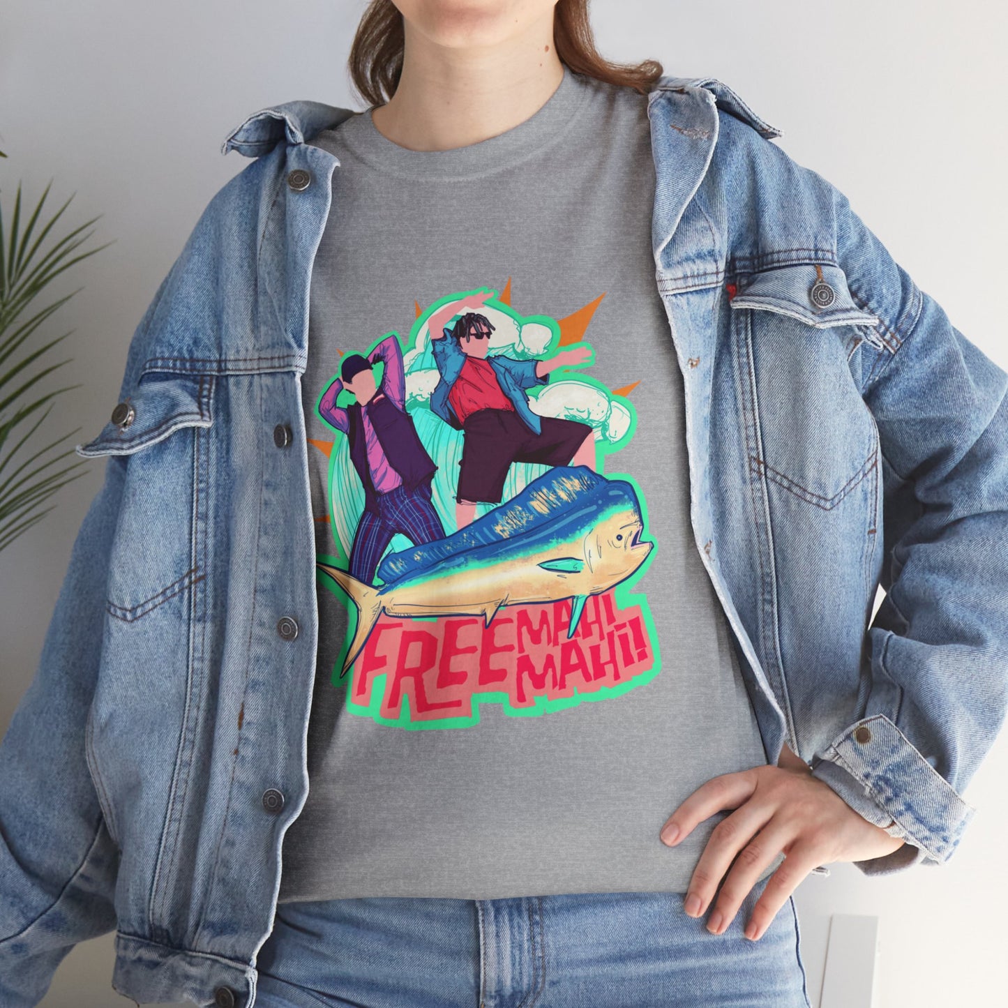 Free Mahi Mahi Unisex Heavy Cotton Tee