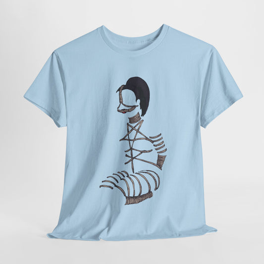Rope Minimalism Unisex Heavy Cotton Tee