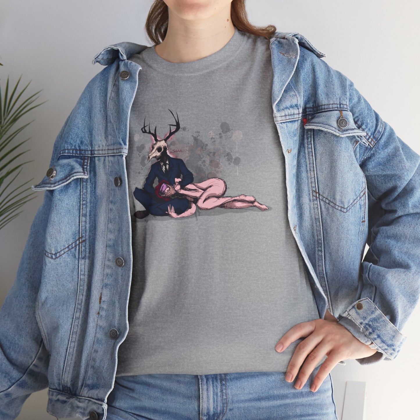 Deer Daddy Series 1: Shh Unisex Heavy Cotton Tee