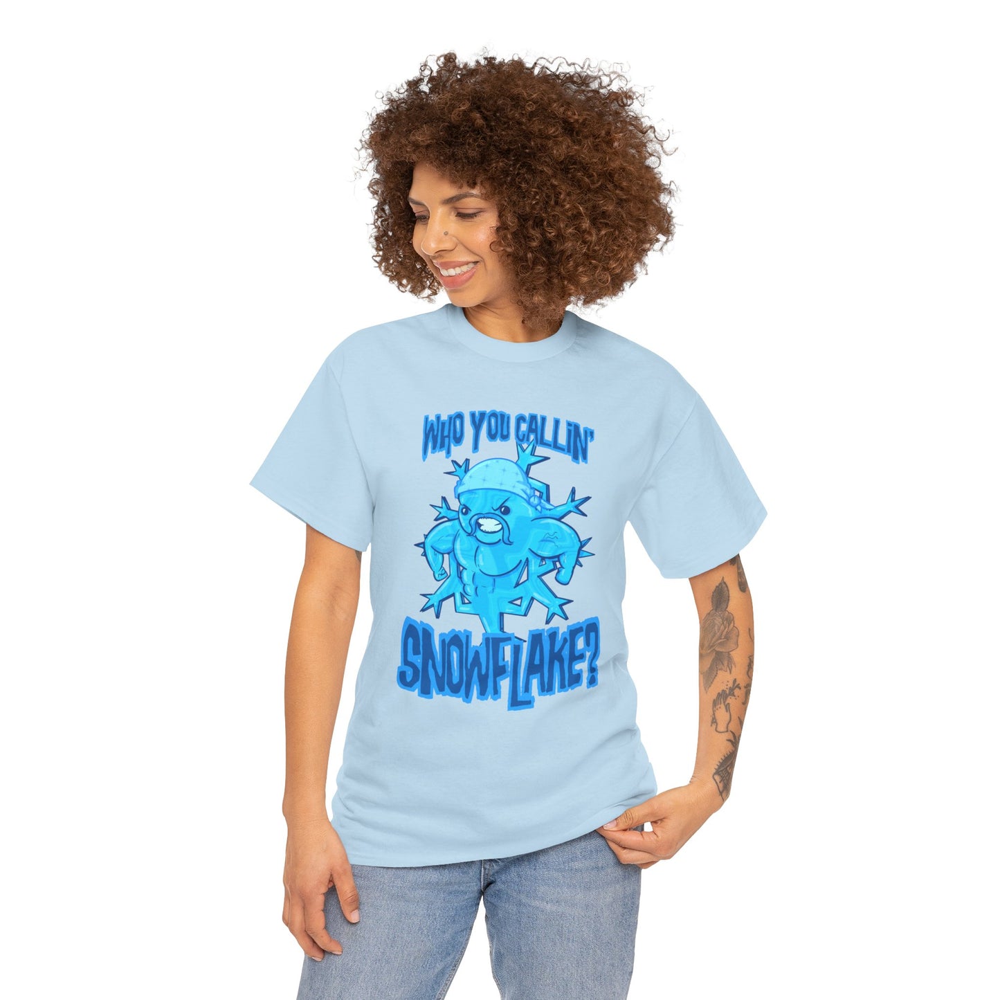 Tough Snowflake Unisex Heavy Cotton Tee