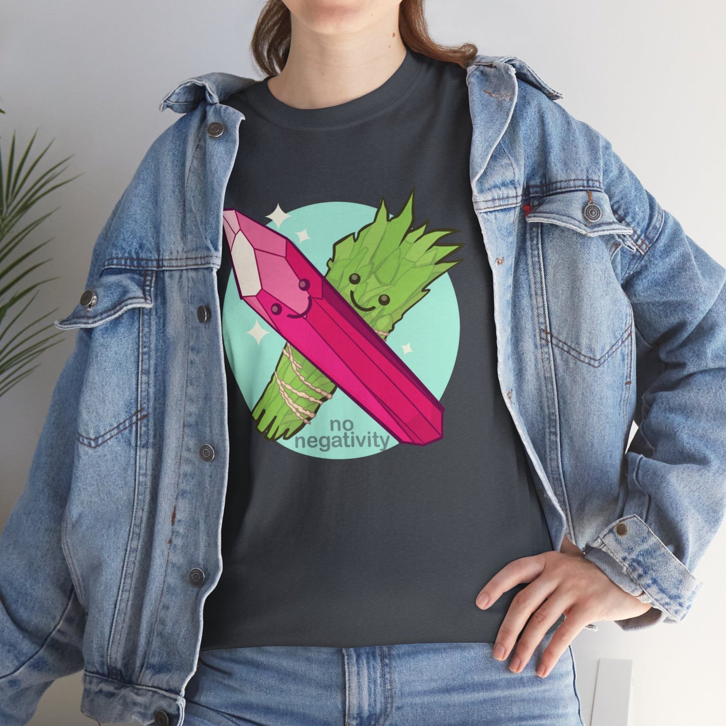 No Negativity Unisex Heavy Cotton Tee