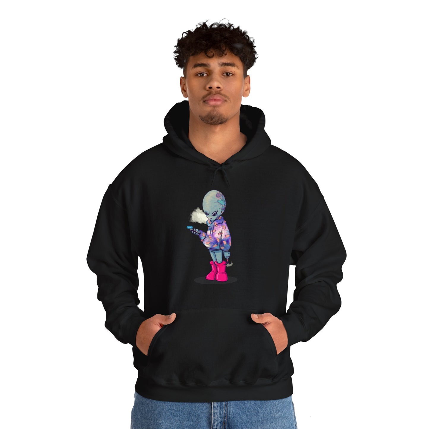 Earth Alien Unisex Heavy Blend Hooded Sweatshirt