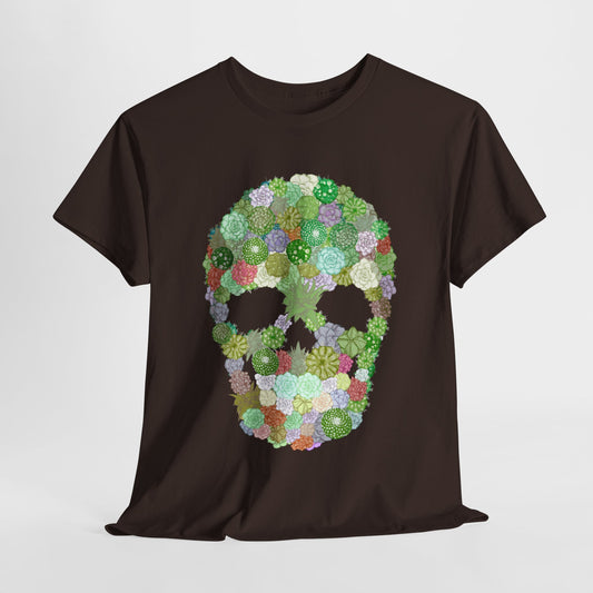 Succulent Skull Unisex Heavy Cotton Tee