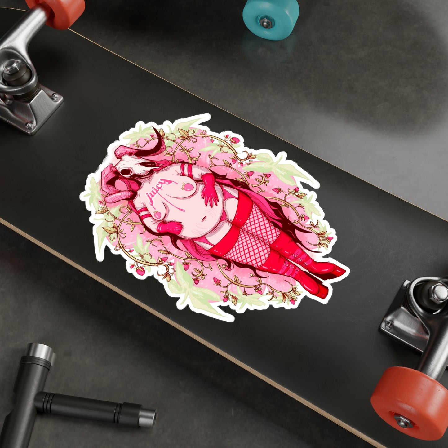 Juicy Kiss-Cut Vinyl Decal