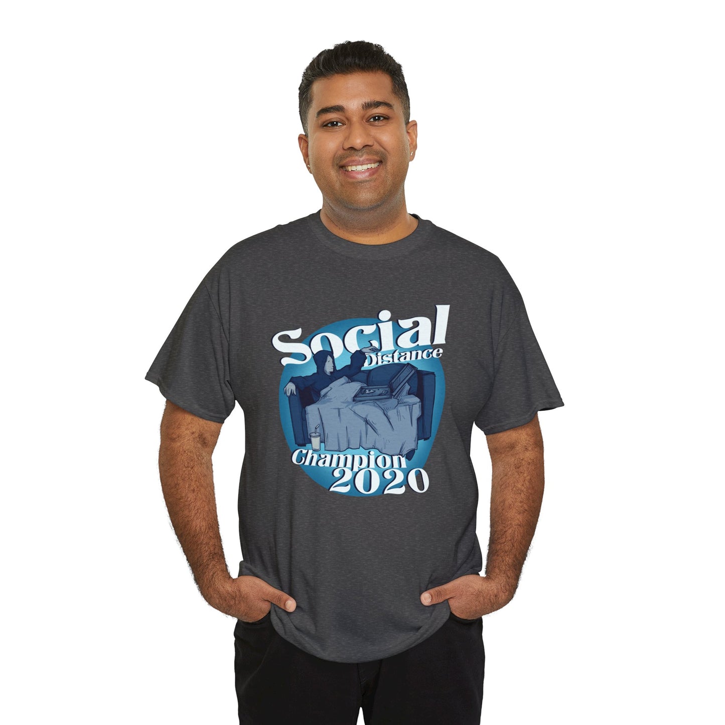 Social Distance Champion Unisex Heavy Cotton Tee