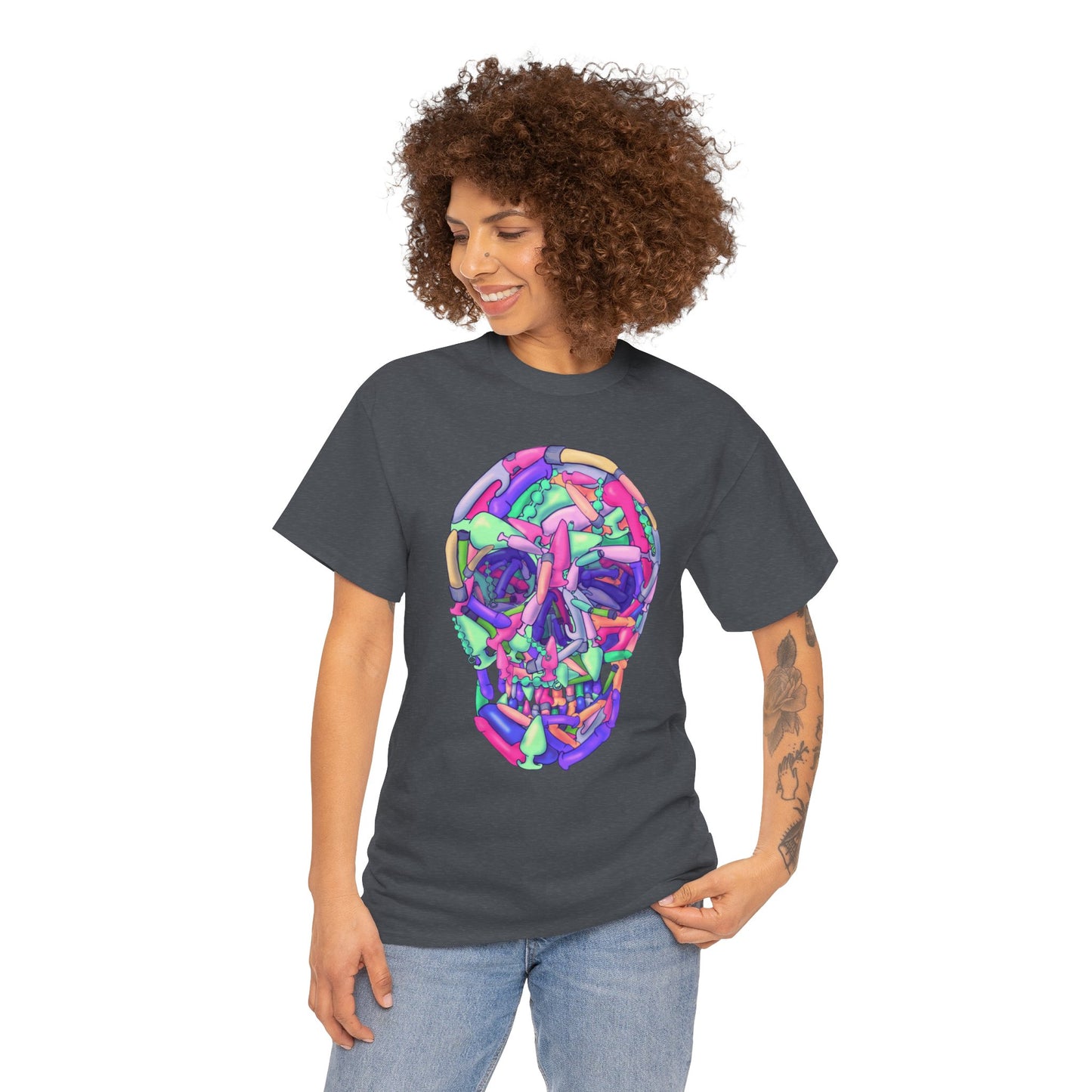 Sex Toy Skull Unisex Heavy Cotton Tee