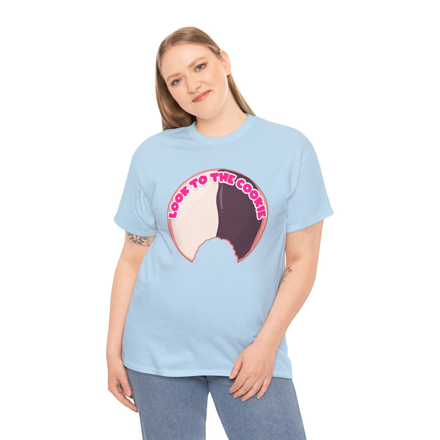 Black & White Cookie Unisex Heavy Cotton Tee
