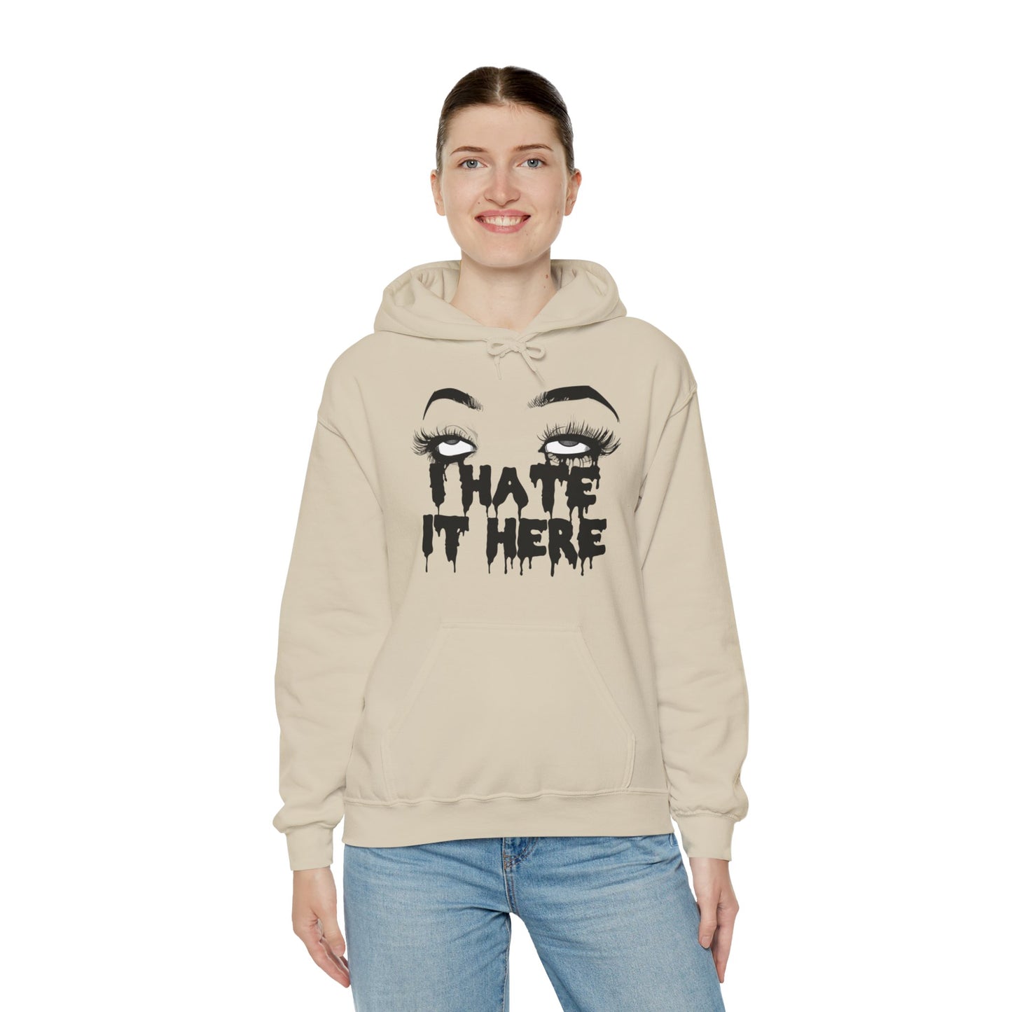 I Hate It Here Unisex Heavy Blend Hooded Sweatshirt