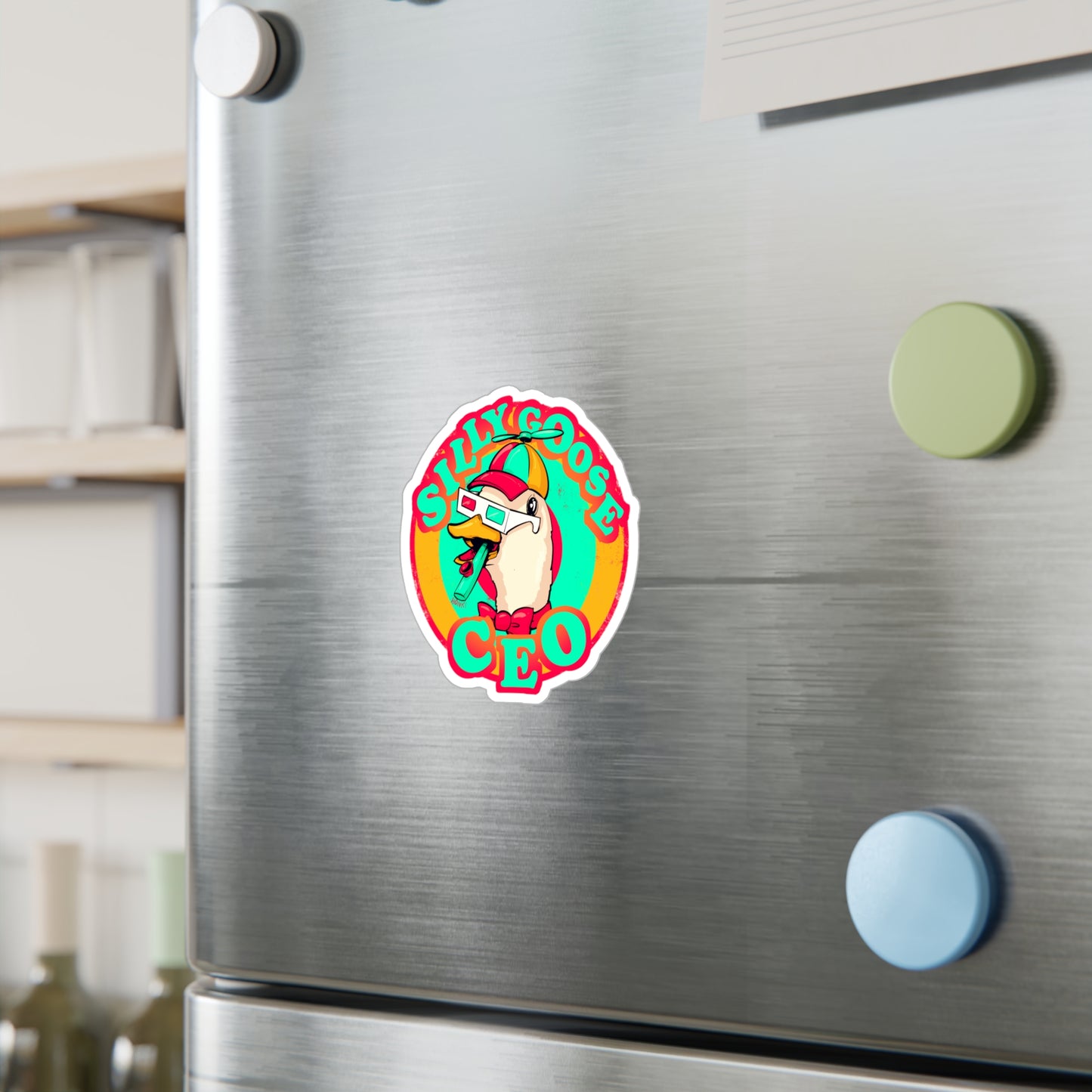 Silly Goose CEO Kiss-Cut Vinyl Decal