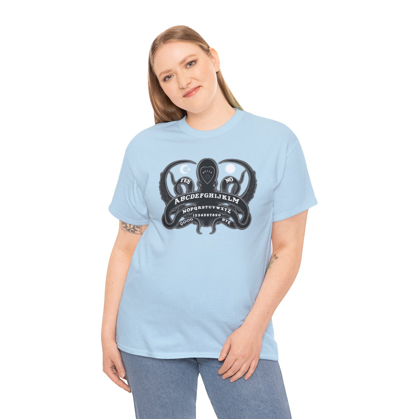 OuijiaPus Unisex Heavy Cotton Tee