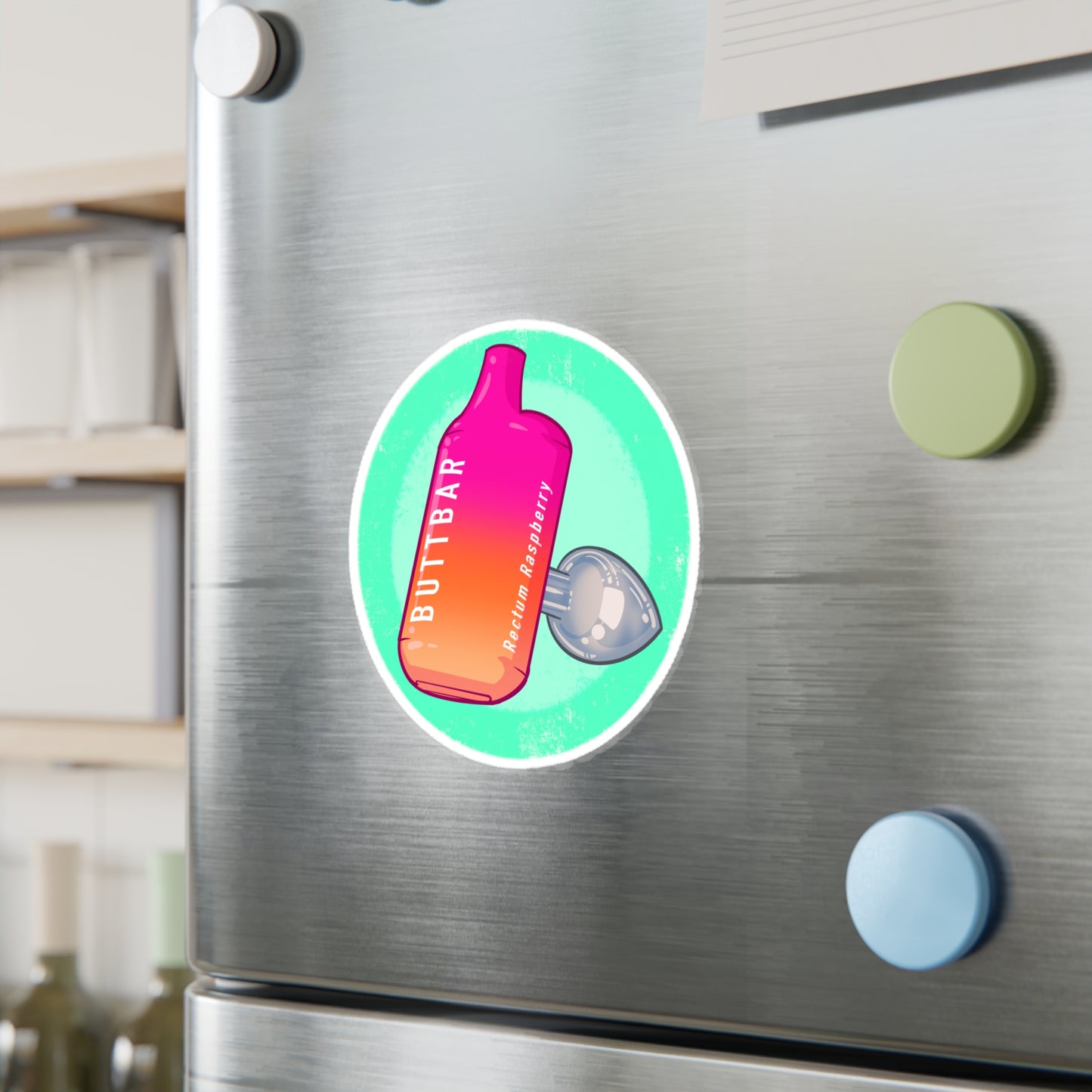 Vape Plug Kiss-Cut Vinyl Decal