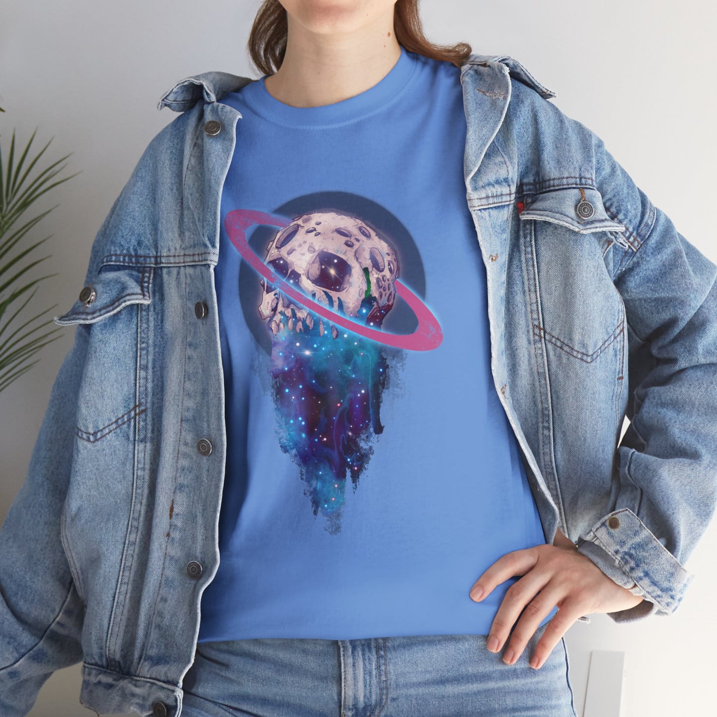 Elemental Skull Space Unisex Heavy Cotton Tee
