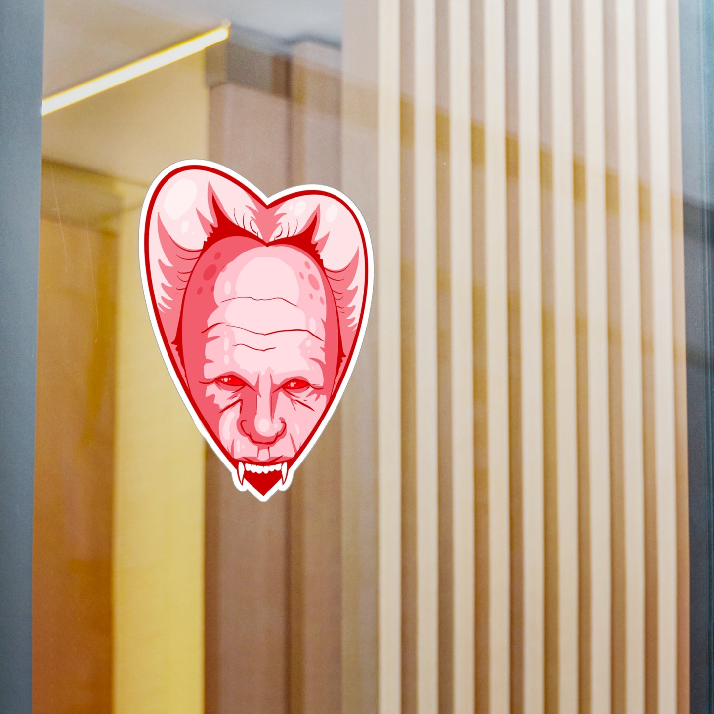 Love at First Bite Kiss-Cut Vinyl Decal