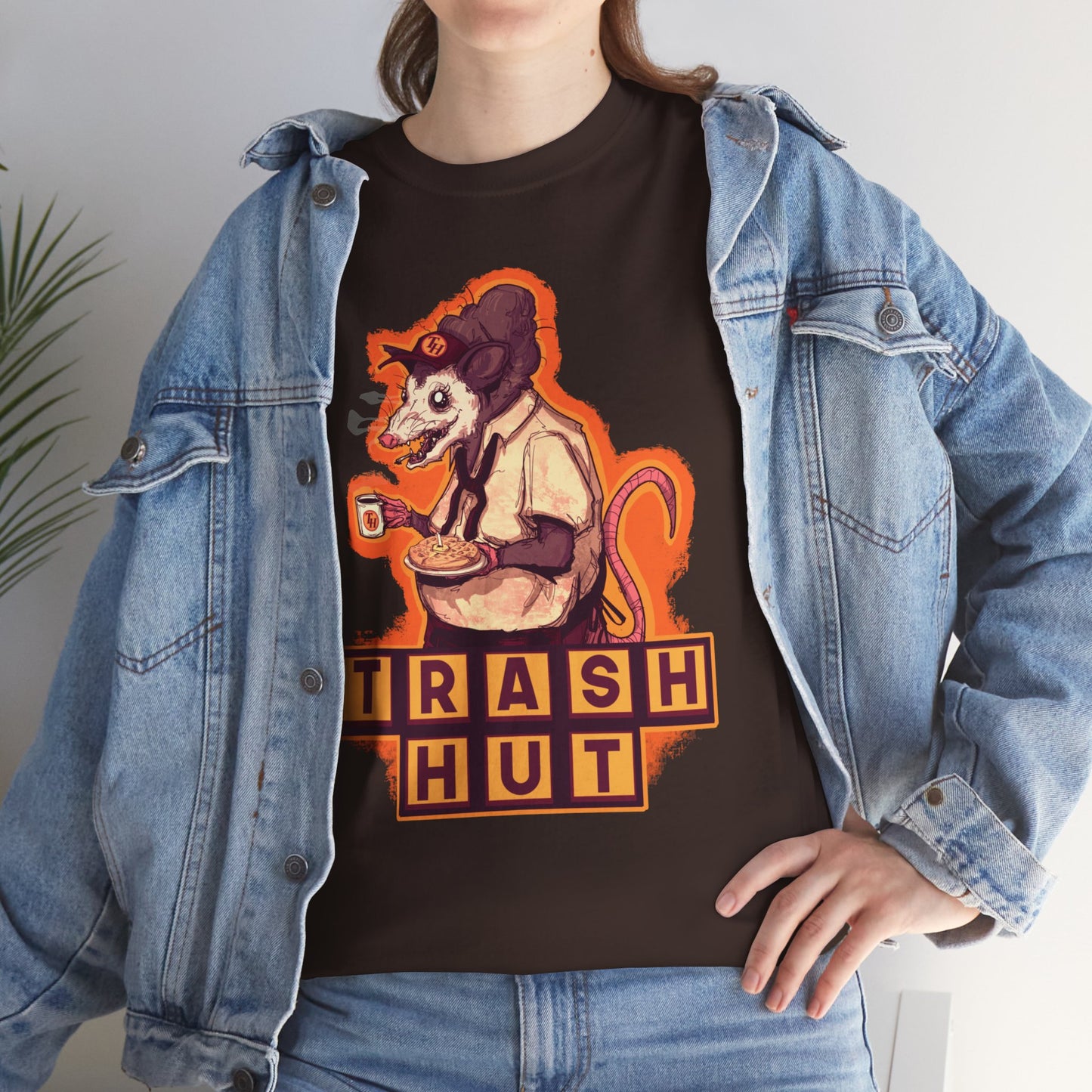 Trash Hut Unisex Heavy Cotton Tee