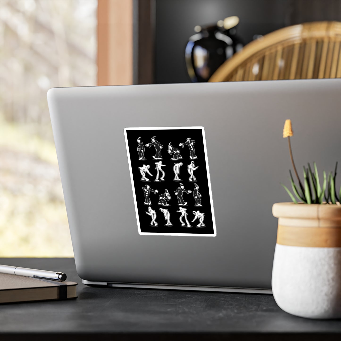 Spooky Two Step Kiss-Cut Vinyl Decal
