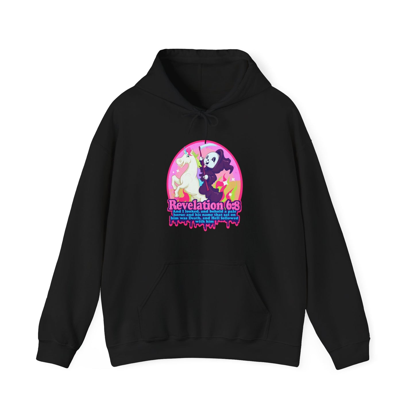 Revelation 6:8 Unisex Heavy Blend Hooded Sweatshirt