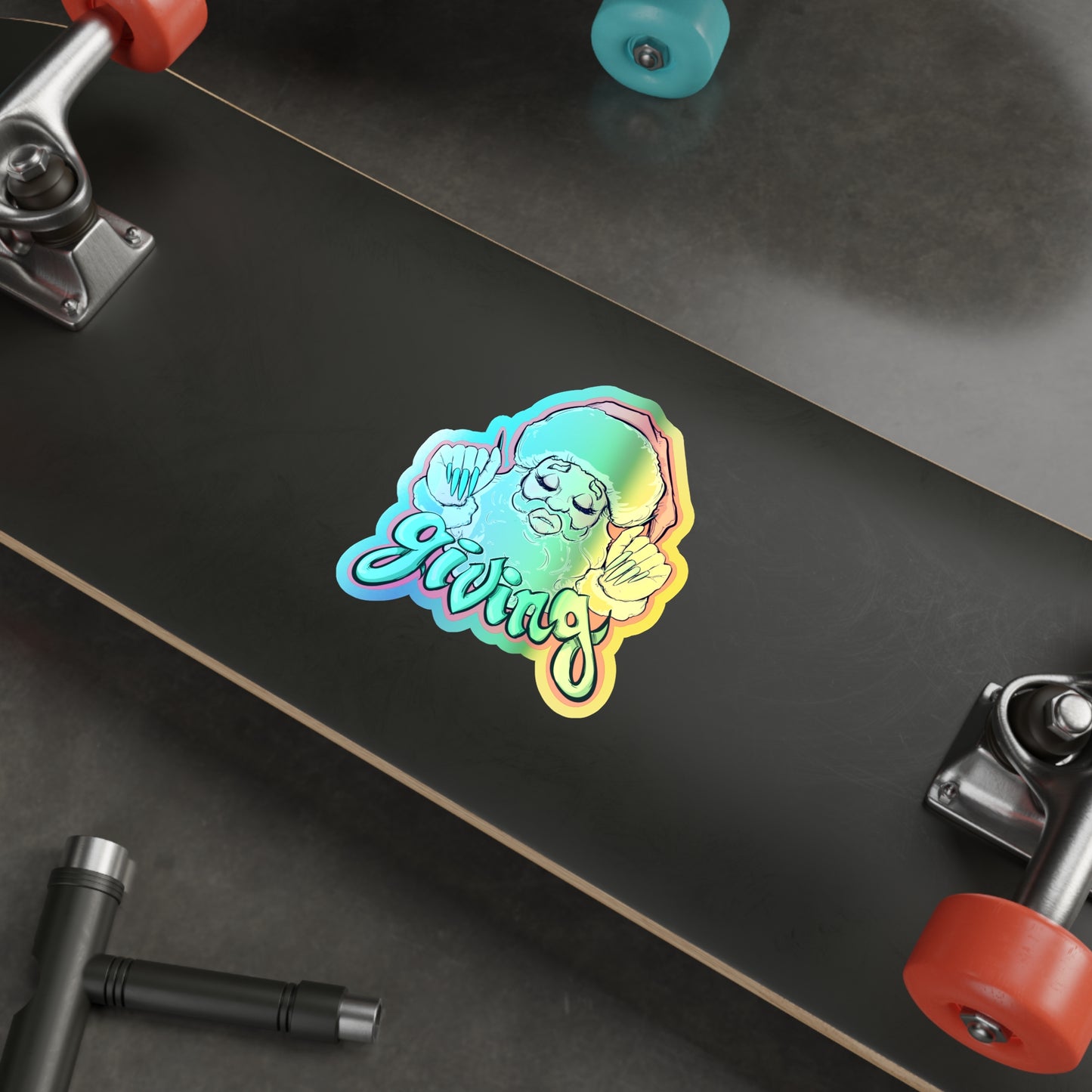 It's Giving Holographic Die-cut Stickers