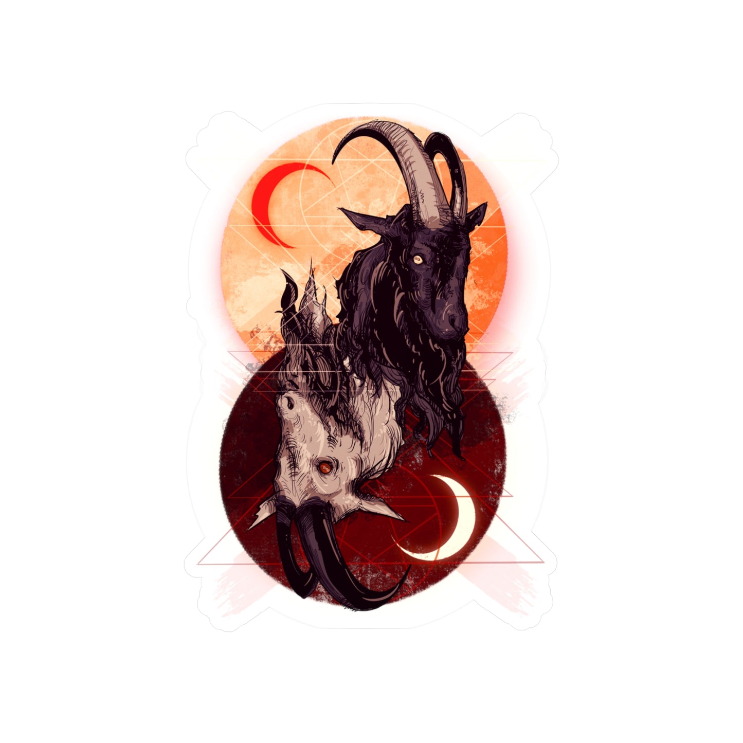 As Above So Below V Kiss-Cut Vinyl Decal