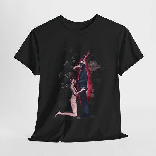 Deer Daddy Series 3: Say Please Unisex Heavy Cotton Tee