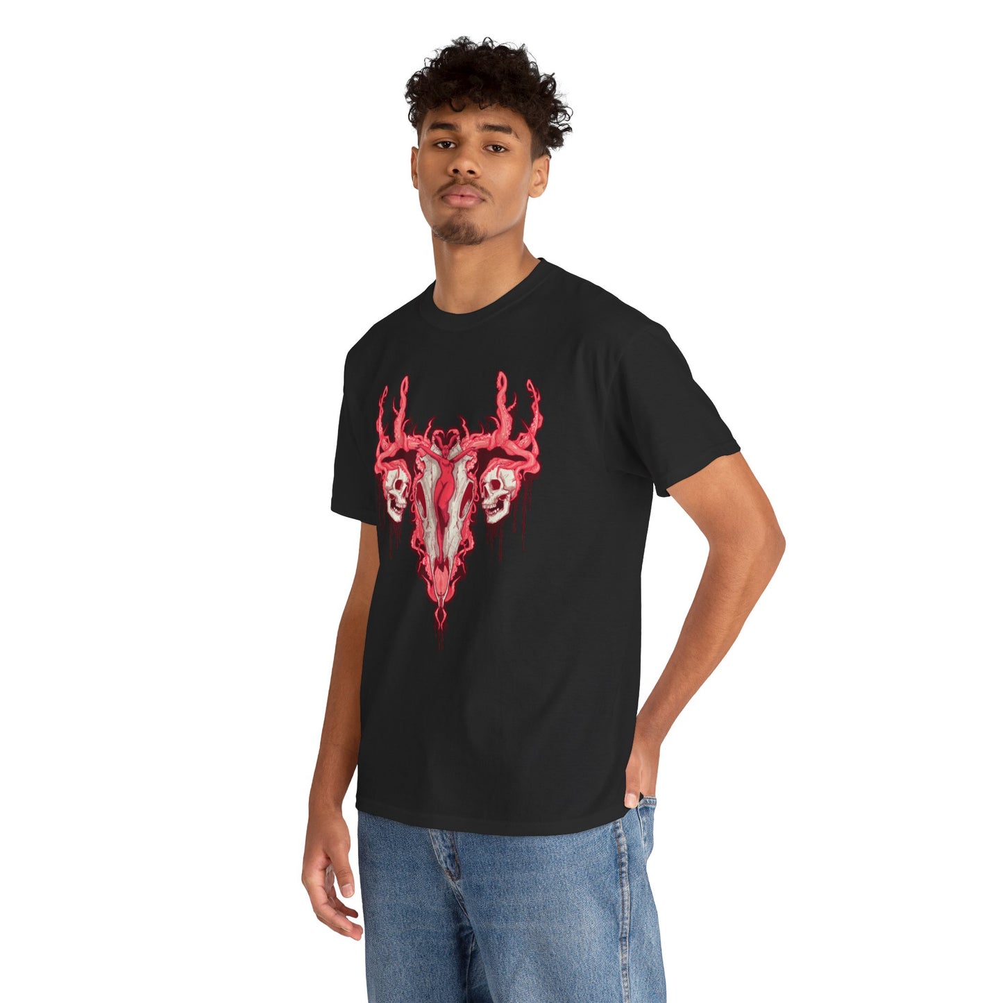 Uterus From Hell Unisex Heavy Cotton Tee