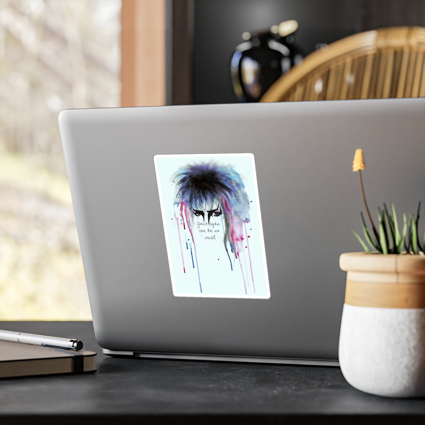 Your Eyes Can Be So Cruel Kiss-Cut Vinyl Decal