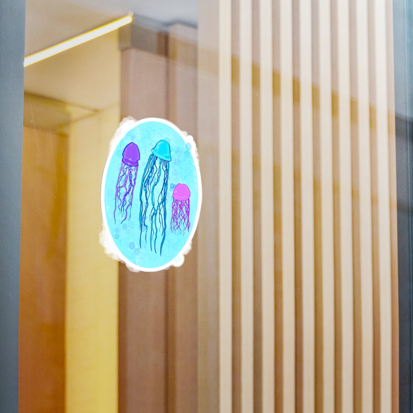 Jellyfish Varieties Kiss-Cut Vinyl Decal