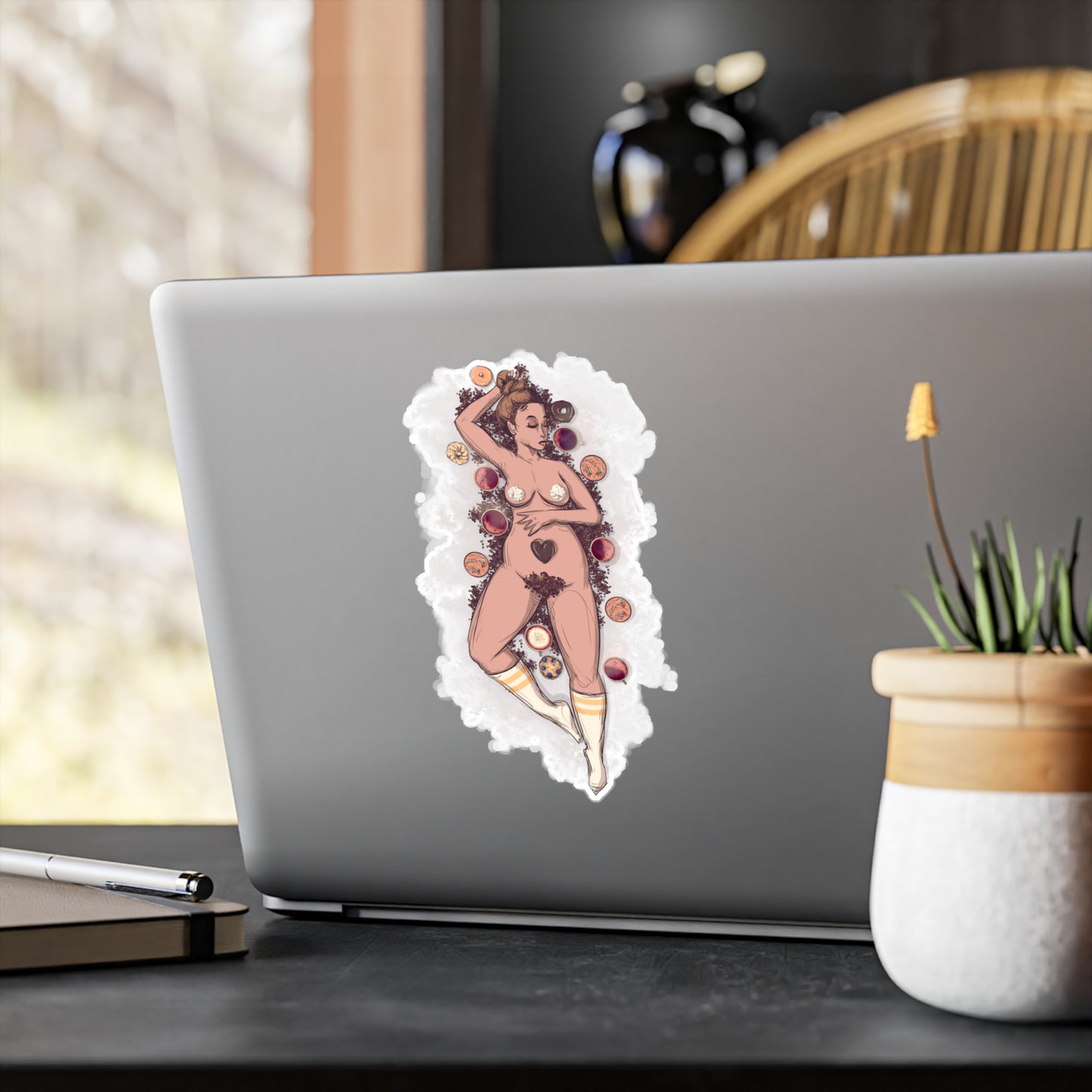 Coffee Queen Kiss-Cut Vinyl Decal