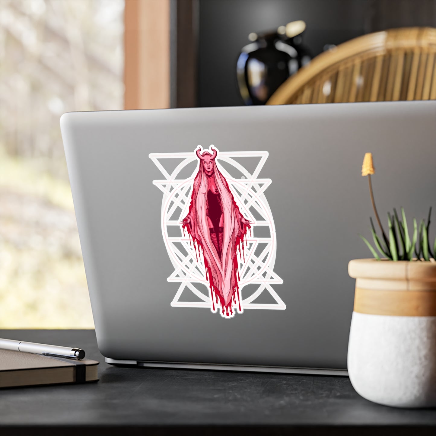 Vagina Mary Kiss-Cut Vinyl Decal