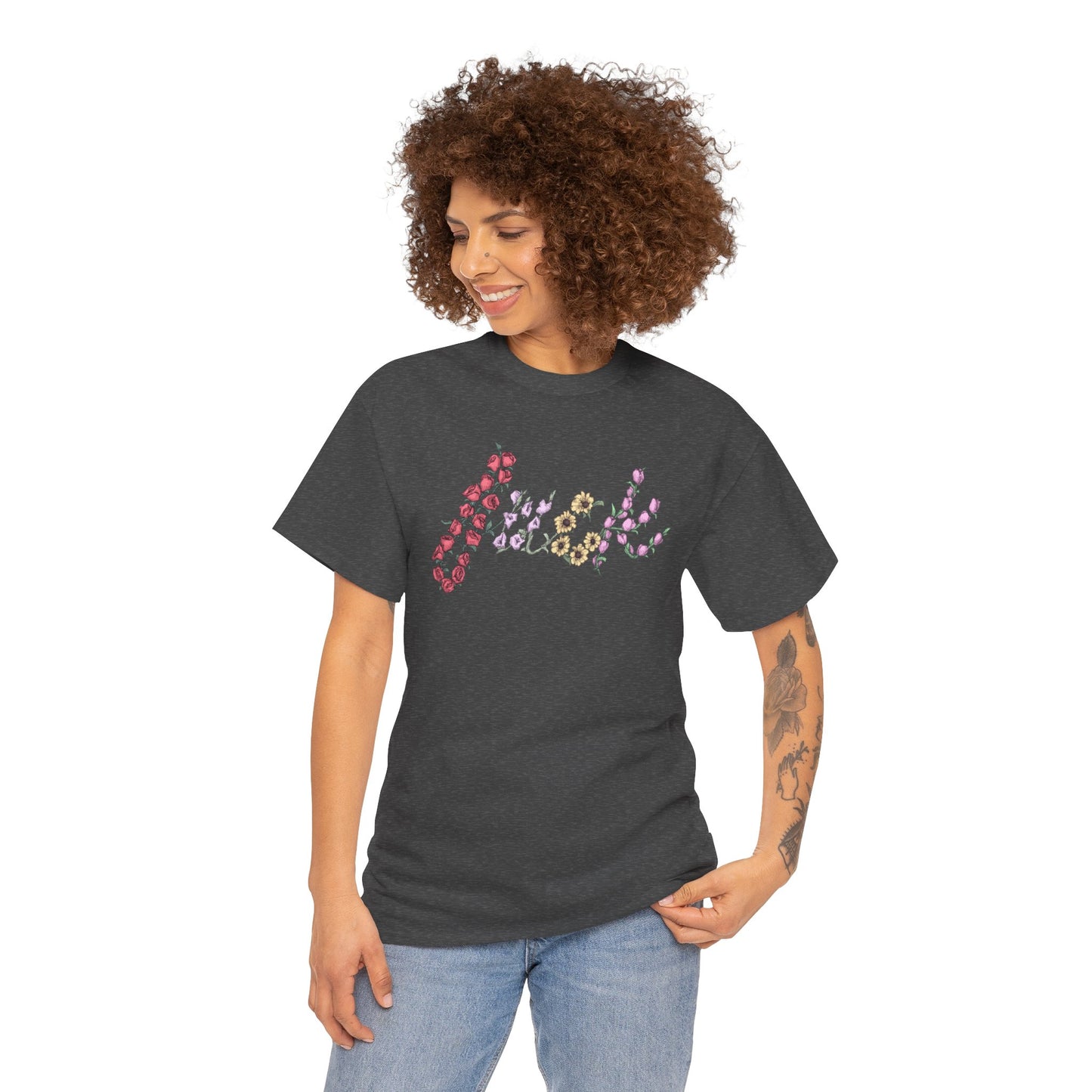 Floral AF Unisex Heavy Cotton Tee