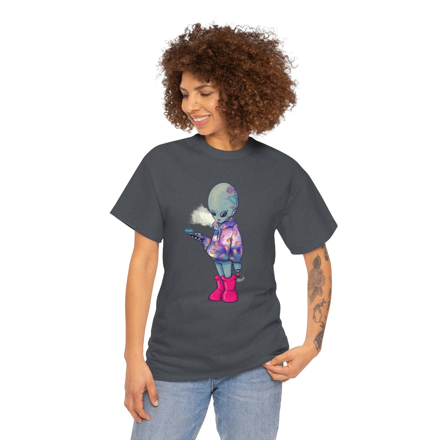 Earth Alien Unisex Heavy Cotton Tee